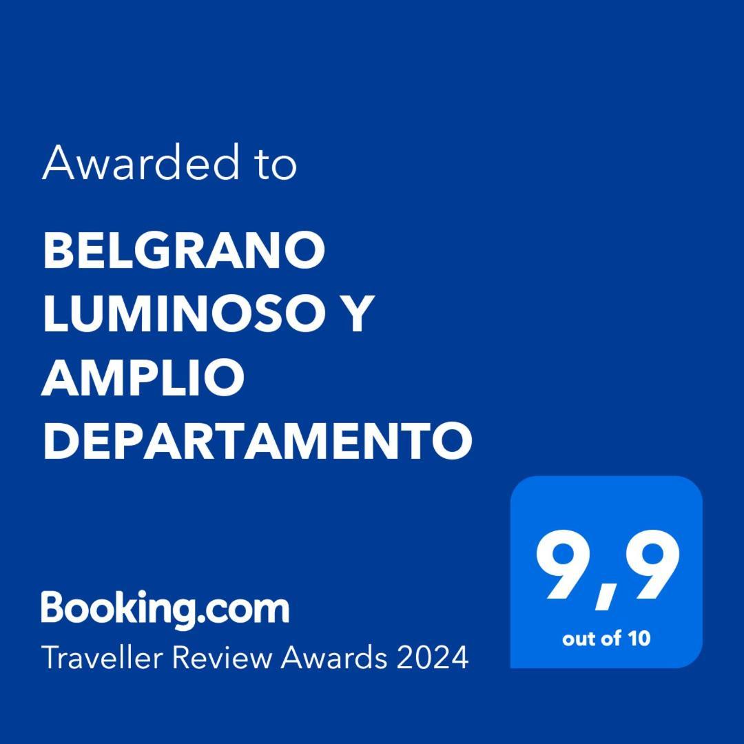 Belgrano Luminoso Y Amplio Departamento Leilighet Buenos Aires Eksteriør bilde